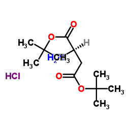 H-D-Asp(OtBu)-OtBu · HCl structure
