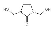 1,3-二(羟甲基)-2-咪唑啉酮结构式