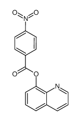 p-nitrobenzoic acid quinoline-8-ester Structure