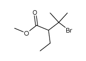 methyl 3-bromo-2-ethyl-3-methylbutanoate结构式