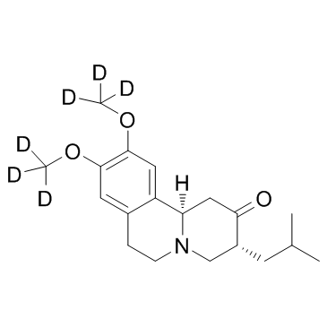 Tetrabenazine D6结构式