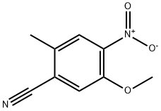 5-甲氧基-2-甲基-4-硝基苯腈结构式