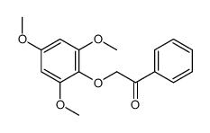 1-phenyl-2-(2,4,6-trimethoxyphenoxy)ethanone Structure