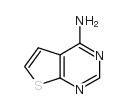 4-氨基噻吩并[2,3-d]嘧啶结构式