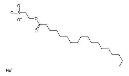(Z)-9-十八烯酸-2-磺乙基酯钠盐结构式