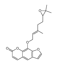 6',7'-Epoxy-8-geranyloxypsoralen结构式