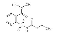 [[3-[(二甲氨基)羰基]-2-吡啶基]磺酰基]-氨基甲酸乙酯结构式