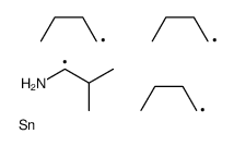 2-methyl-1-tributylstannylpropan-1-amine结构式