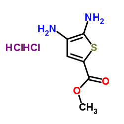 4,5-二氨基噻吩-2-羧酸甲酯二盐酸盐结构式