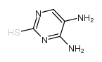 2-巯基-4,5-二氨基嘧啶结构式