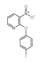 2-(4-氟苯氧基)-3-硝基吡啶结构式