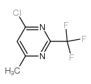4-氯-6-甲基-2-三氟甲基嘧啶结构式