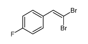 1-(2,2-dibromoethenyl)-4-fluorobenzene结构式
