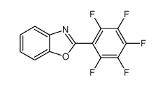2-(2,3,4,5,6-pentafluorophenyl)benzoxazole Structure