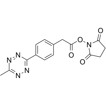 Methyltetrazine-NHS ester Structure