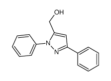 (2,5-diphenylpyrazol-3-yl)methanol Structure