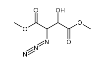 rac dimethyl anti/syn-3-azido-2-hydroxysuccinate结构式