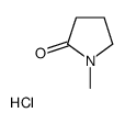 1-methylpyrrolidin-2-one,hydrochloride Structure