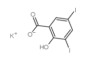 3,5-二碘水杨酸钾结构式