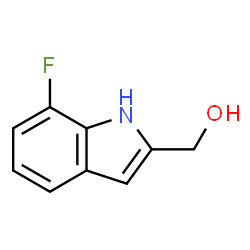 (7-Fluoro-1H-indol-2-yl)methanol Structure
