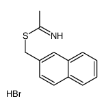 naphthalen-2-ylmethyl ethanimidothioate,hydrobromide Structure