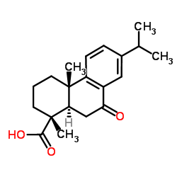 7-Oxodehydroabietic acid Structure
