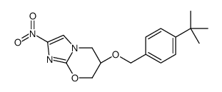(6R)-6-[(4-tert-butylphenyl)methoxy]-2-nitro-6,7-dihydro-5H-imidazo[2,1-b][1,3]oxazine结构式