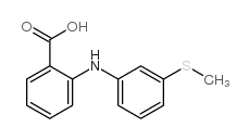 benzoic acid, 2-{[3-(methylthio)phenyl]amino} Structure