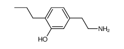 1-hydroxy-2-propyl-5-(2-amino)ethyl benzene Structure