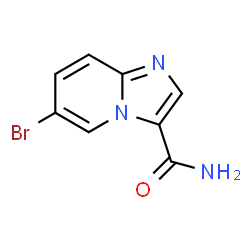 6-溴咪唑并[1,2-a]吡啶-3-甲酰胺结构式