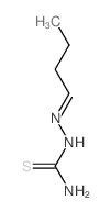 [(E)-butylideneamino]thiourea Structure