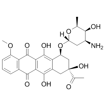 柔红霉素结构式