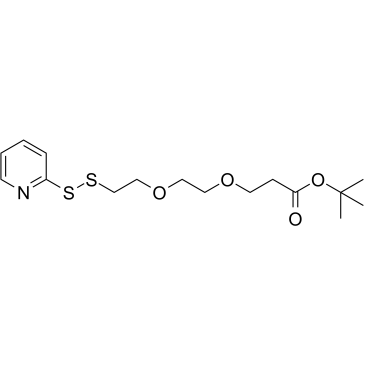 (2-pyridyldithio)-PEG2-t-butyl ester picture