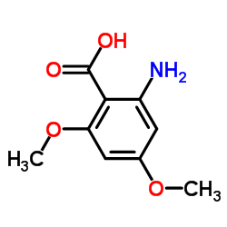 2-Amino-4,6-dimethoxybenzoic acid Structure