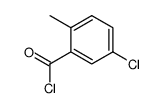 5-chloro-2-methylbenzoyl chloride Structure