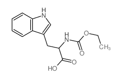 Tryptophan, N-carboxy-,N-ethyl ester (7CI,8CI) Structure
