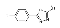 5-(4-氯苯基)-1,3,4-噁二唑-2-硫醇结构式