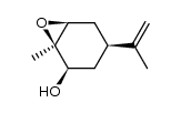 (1R,2R,4S,6S)-1-methyl-4-(prop-1-en-2-yl)-7-oxabicyclo[4.1.0]heptan-2-ol结构式