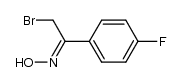 (Z)-2-bromo-1-(4-fluorophenyl)ethanone oxime结构式