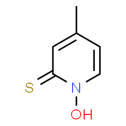 1-Hydroxy-4-methyl-1,2-dihydropyridine-2-thione Structure