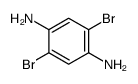 2,5-二溴对苯二胺结构式