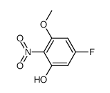 5-fluoro-3-methoxy-2-nitrophenol Structure