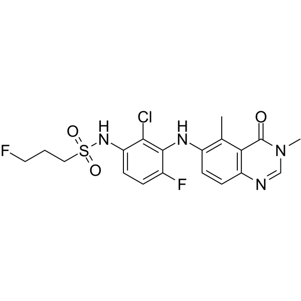 Tinlorafenib Structure