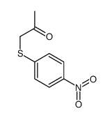 1-[(p-Nitrophenyl)thio]-2-propanone结构式