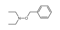 N,N-diethyl-O-benzyl-hydroxylamine结构式