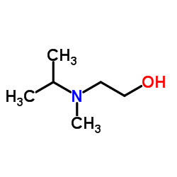 2-(N-异丙基-N-甲基)氨基乙醇结构式