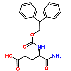 FMOC-alpha-glutamine Structure