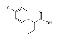 2-(4-Chlorophenyl)butanoic acid Structure
