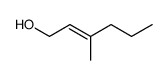 (E)-3-Methyl-2-hexen-1-ol Structure