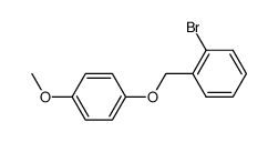 1-bromo-2-{[(4-methoxyphenyl)oxy]methyl}benzene Structure